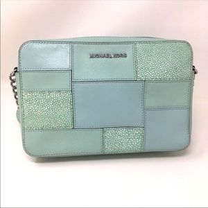 Michael Kors Purse Crossbody Bag Saffiano Celadon